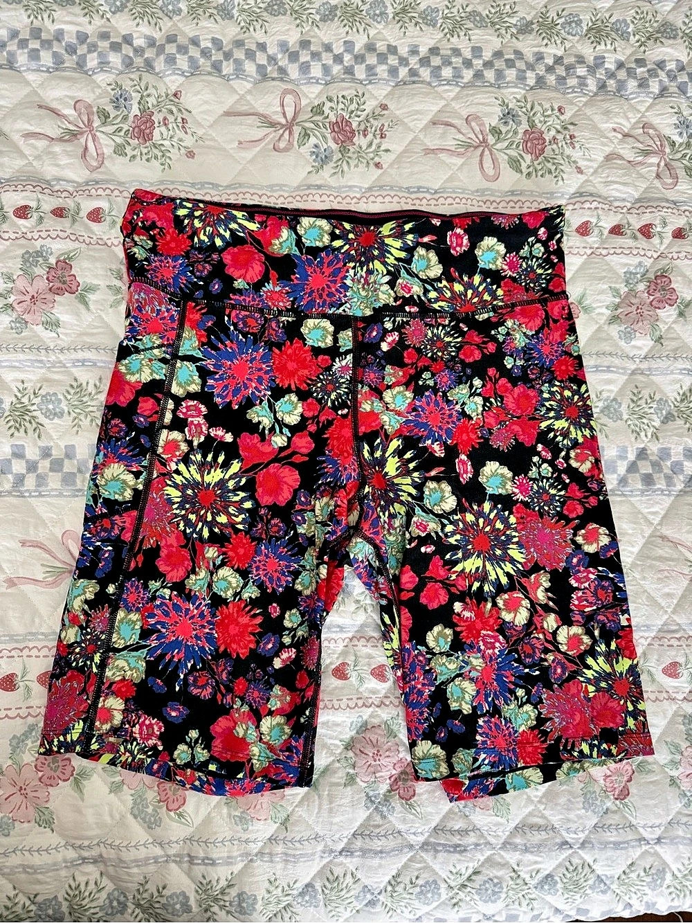 Calvin Klein Performance High Waist Floral Bike Shorts